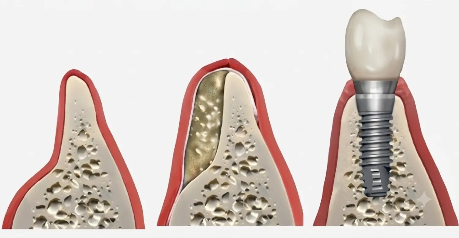 Subperiosteal vs Bone Graft Implant 2